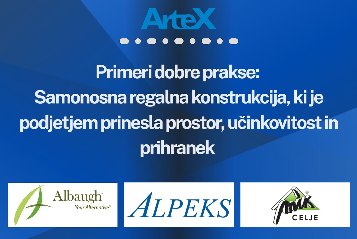 Primer dobre prakse: samonosne regalne konstrukcije, ki so prinesle prostor, učinkovitost in prihranek za MIK Celje, Albaugh TKI (ex. Pinus Rače) in Alpeks